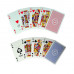 Set carti de joc Piatnik "CLASSIC",  2 pachete a 55 de carti, unul cu model rosu pe spate, celalalt cu model albastru, fabricate in Austria